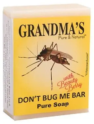 Grandma's 67023 2.15 Oz Natural / Kid Safe Don't Bug Me Mosquito Soap Bars - Quantity Of 12 1