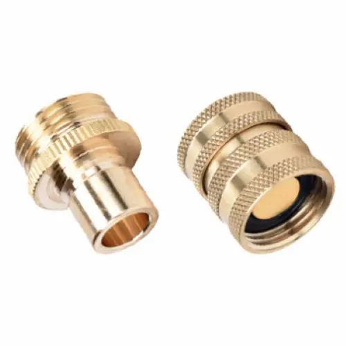 Green Thumb 09Qcgt Solid Brass Male & Female Garden Hose Quick Connector Set - Quantity Of 36 1
