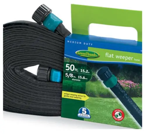 Green Thumb 1065290 50' Foot Flat Weeper & Soaker Garden Hose - Quantity Of 10 1