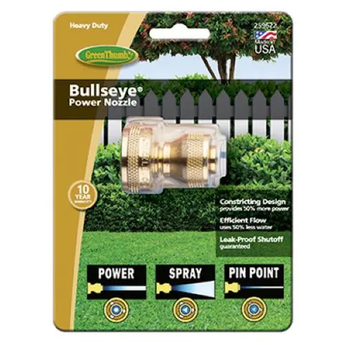 Green Thumb 4135Gtdi Industrial 3/4" Grade Brass Power Water Hose Nozzle - Quantity Of 2 1
