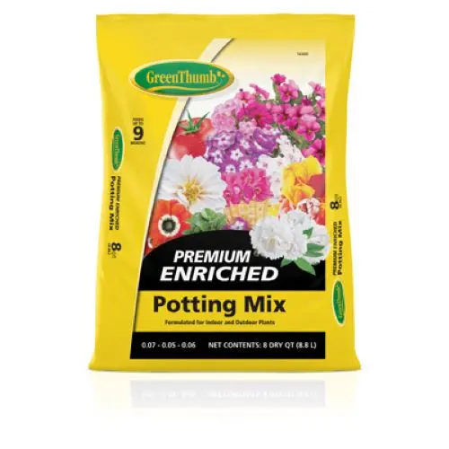 Green Thumb 72478871 8 Quart Bag Of Premium Potting Soil Mix - Quantity Of 3 1