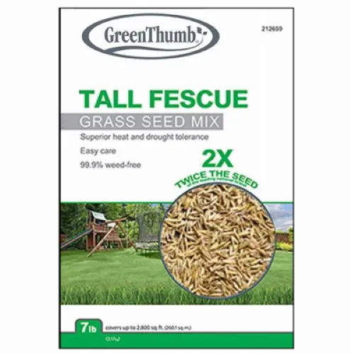 Green Thumb Gttf7 7 Lb Bag Of Tall Fescue Grass Seed Mix / Blend - Quantity Of 3 1