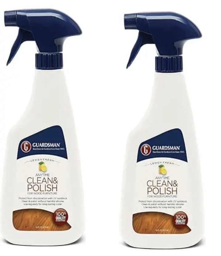 Guardsman 461300 Furniture Cleaner & Polish Wax-Free Lemon Scent 16 Oz - Quantity Of 2 1