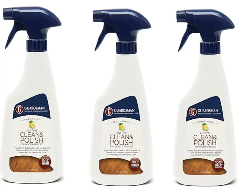 Guardsman 461300 Furniture Cleaner & Polish Wax-Free Lemon Scent 16 Oz - Quantity Of 3 1