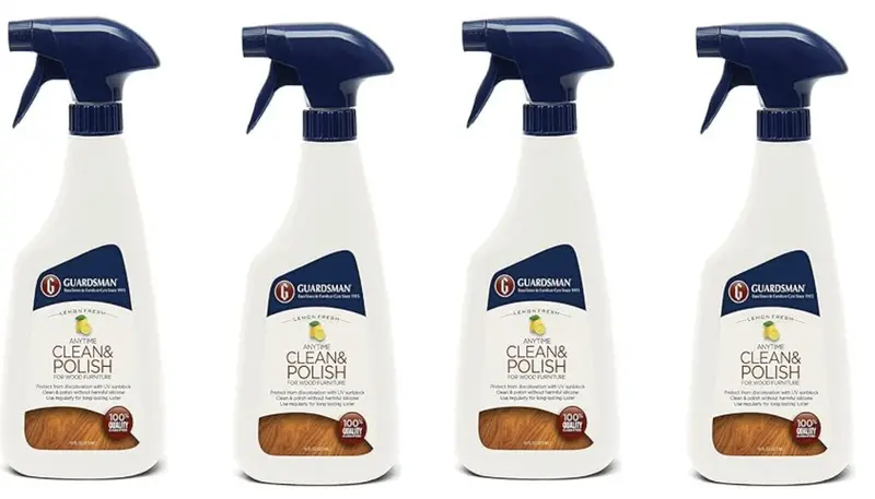 Guardsman 461300 Furniture Cleaner & Polish Wax-Free Lemon Scent 16 Oz - Quantity Of 4 1