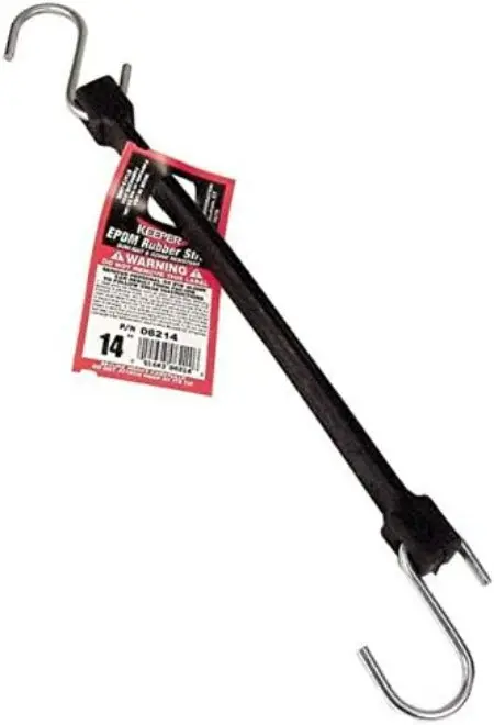 Hampton 06214 14 Inch Epdm Rubber Bungee Cord Strap - Quantity Of 50 1