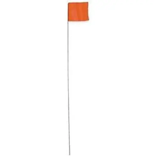 Hanson 15079 100-Count Pack Of Glo Orange 21" X 2-1/2" X 3-1/2" High Visibility Marking / Stake Flags - Quantity Of 5 1