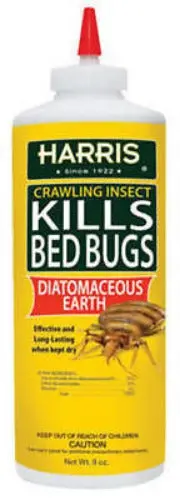 Harris Hde-8  8 Oz Bottle Of Bed Bug Pest Control Powder - Quantity Of 4 1