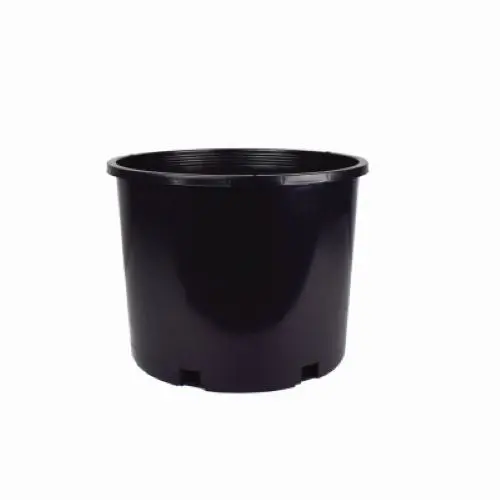 Hc Companies Nsr007g0g18 #7 6.24 Gallon Black Plastic Nursery Grower Planter Pots - Quantity Of 20 1