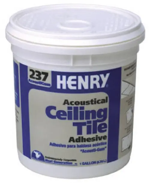 Henry 12016 1 Gallon Of #237 Acoustical Ceiling Tile Latex Adhesive / Glue - Quantity Of 3 1