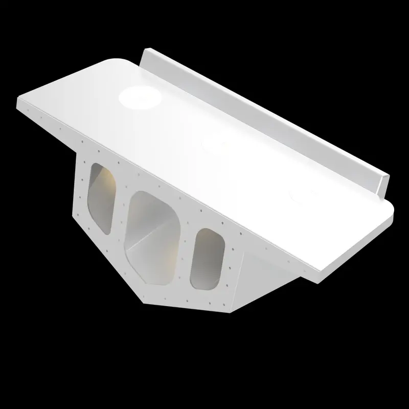 High Flotation Triple Outboard Engine Bracket 1