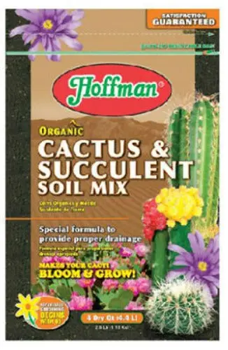 Hoffman 10404 4 Quart Organic Cactus & Succulent Potting Soil Mix - Quantity Of 6 1
