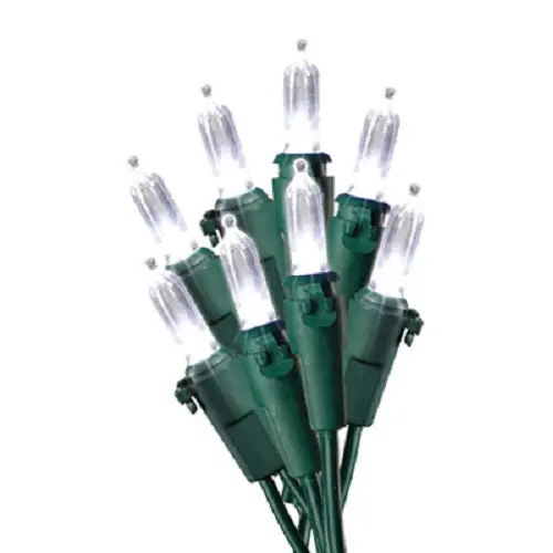 Holiday Wonderland 40814-88A 200 Count Cool White Led Traditional Mini Bulb Christmas Light Set - Quantity Of 1 1