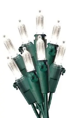Holiday Wonderland 40840-88A 100 Count Mini Led Warm White Christmas Light Set - Quantity Of 1 1