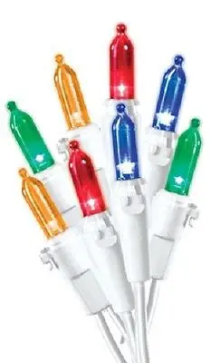 Holiday Wonderland 40847-88A 100 Count Multi-Color Led Mini Bulb Christmas Light Set- Quantity Of 1 1
