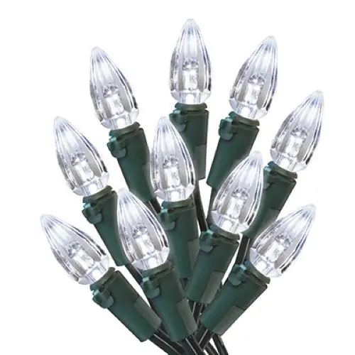 Holiday Wonderland 47701-88A 200-Count Cool White C3 Led Christmas Light Spool - Quantity Of 6 1