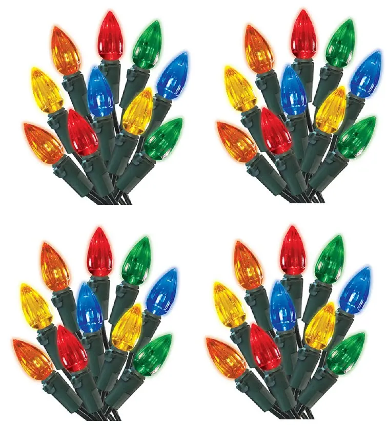 Holiday Wonderland 47702-88A 200-Count Spool Of Multi-Color C3 Led Christmas & Holiday Lights - Quantity Of 4 1