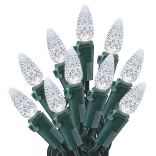 Holiday Wonderland 47940-88A 200-Count Spool Of Cool White C6 Led Christmas & Holiday Lights - Quantity Of 4 1