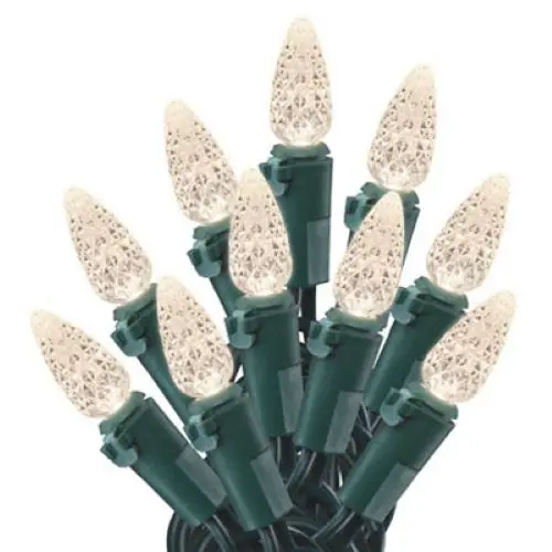 Holiday Wonderland 47949-88A 200-Count Warm White C6 Led Christmas Lights - Quantity Of 3 1