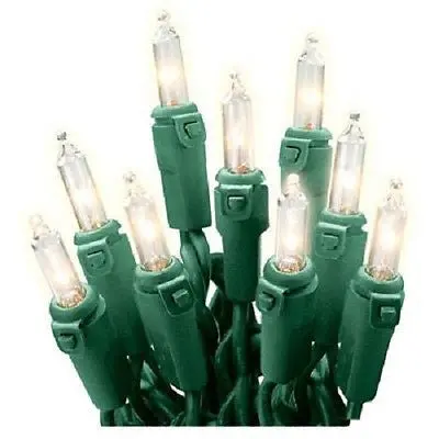Holiday Wonderland 48350-88 450 Count / 3 Sets  X 150 Clear Incandescent Mini Light Set - Quantity Of 1 1