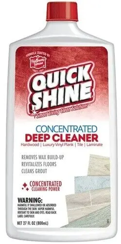 Holloway 18811-3 27 Oz Size Bottle Of Quick Shine Floor Deep Cleaner & Wax Stripper 1