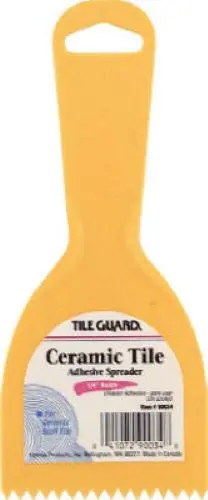 Homax 00034 3" 1/4" Notched Ceramic Floor Tile Adhesive Spreader - Quantity Of 96 1