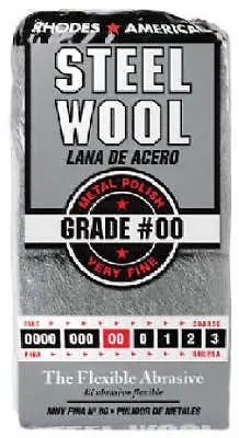 Homax 10121100 12 Pack #00 Very Fine Steel Wool Pads - Quantity Of 12 1
