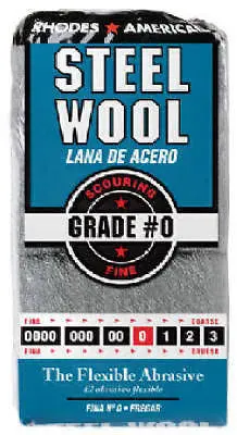 Homax 10121110 12 Pack #0  Fine Steel Wool Pads - Quantity Of 12 1