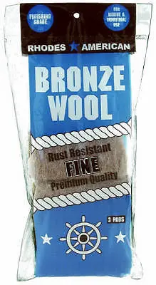 Homax 123100 3 Pack Fine Bronze Wool Pads - Quantity Of 6 (3) Packs 1