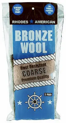 Homax 123102 3 Pack Coarse Bronze Wool Pads - Quantity Of 6 (3) Packs 1