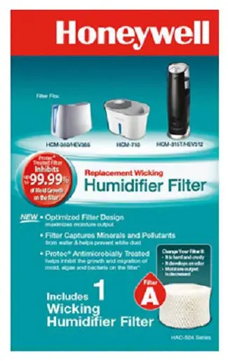 Honeywell Hac504pf1 Hac-504 Series Replacement Humidifier Filter A - Quantity Of 4 1