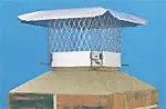 Hy-C Co. Scss1313  13" X 13" Stainless Steel Shelter Chimney Cap Spark Arrestor 1