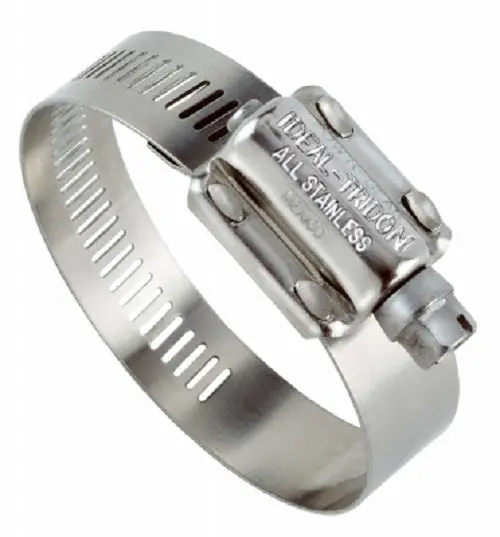 Ideal 6X30053 2" - 4-1/8" Heavy Duty Stainless Steel Hose Clamp - Quantity Of 10 1