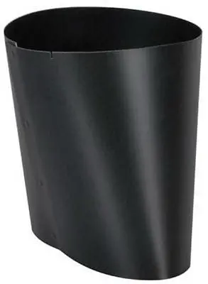 Imperial Mfg # Bm0037 6" 6" 24 Gauge Black Oval To Round Stove Pipe Adapter 1