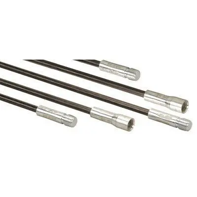 Imperial Mfg # Br0307 5 Piece Fiberglass Chimney Cleaning Threaded Rod Kit 1