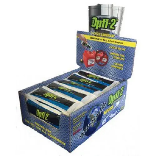 Interlub International 20096 1.8 Oz Opti-2 2 Cycle Mix Engine Oil With Fuel Stabilizer - Quantity Of 48 1