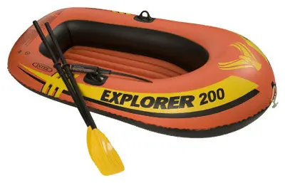 Intex 58331Ep Explorer 200 2 Person Inflatable Boat Set 1