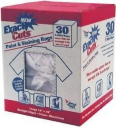 Intex W-30005 30-Count Box Of 14" X 16" Paint & Stain Rags - Quantity Of 1 1