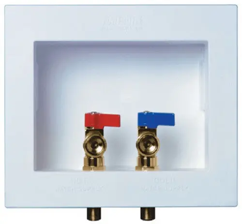 Ips 82068 Washing Machine Center Drain Outlet Box W Brass Valves Pex Connection - Quantity Of 1 1