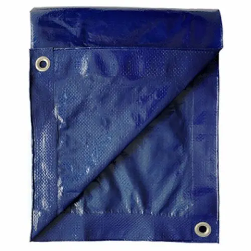 Itm Md-Gt-Bb-1620 16' X 20' Blue Polyethylene Storage Tarp Cover With Grommets - Quantity Of 2 1