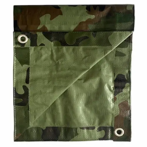 Itm Md-Gt-Cg-1012 10' Foot X 12' Foot Poly Camouflage Storage Tarp Cover - Quantity Of 2 1