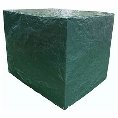 Itm Md-Pc-Gb-0544 5' X 4 ' X4' Green & Brown Polyethylene Pallet Storage Tarp Cover - Quantity Of 1 1