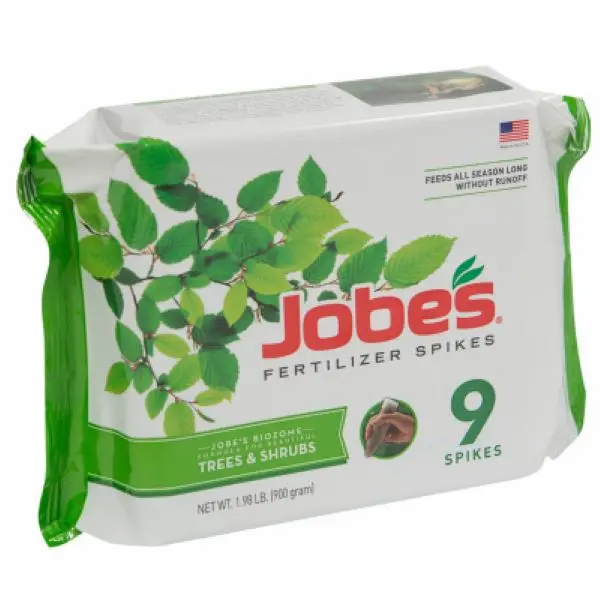 Jobes 01310 9-Count Pack Of Tree & Shrub Fertilizer Spikes 1