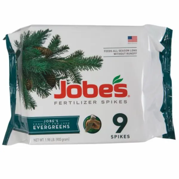 Jobes 01311 9-Count Pack Of Evergreen Tree Fertilizer Spikes 1