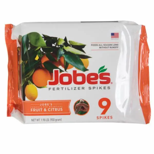 Jobes 01312 9-Count Pack Of Fruit & Citrus Tree Fertilizer Spikes 1