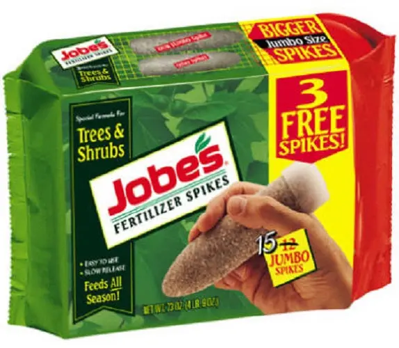 Jobe's 01610 15 Pack Of All Season Tree & Shrub 16-4-4 Jumbo Fertilizer Food Spikes - Quantity Of 1 1