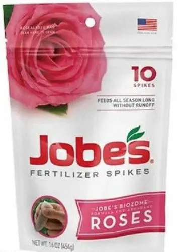 Jobes 04102 10-Pack Slow Release Rose Fertilizer Spikes - Quantity Of 24 1