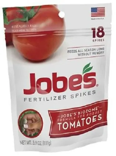 Jobe's 06005 18 Pack 6-18-6 Tomato Fertilizer / Food Spikes - Quantity Of 24 1