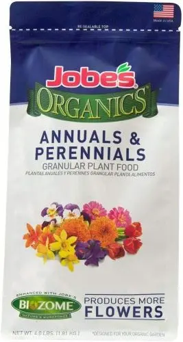 Jobe's 09627 4 Lb Bag Of 3-5-4 Organic Annual & Perennial Granular Plant Food Fertilizer 1