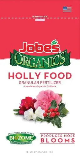 Jobe's 09827 4 Lb Bag Of 5-4-3 Organic Holly Granular Plant Food Fertilizer 1